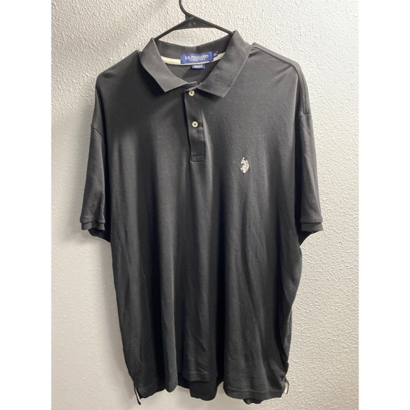 U.S. Polo Assn. Other - US Polo Association Men XL Black Luxury Feel Short Sleeve Cotton Polo Shirt Logo
